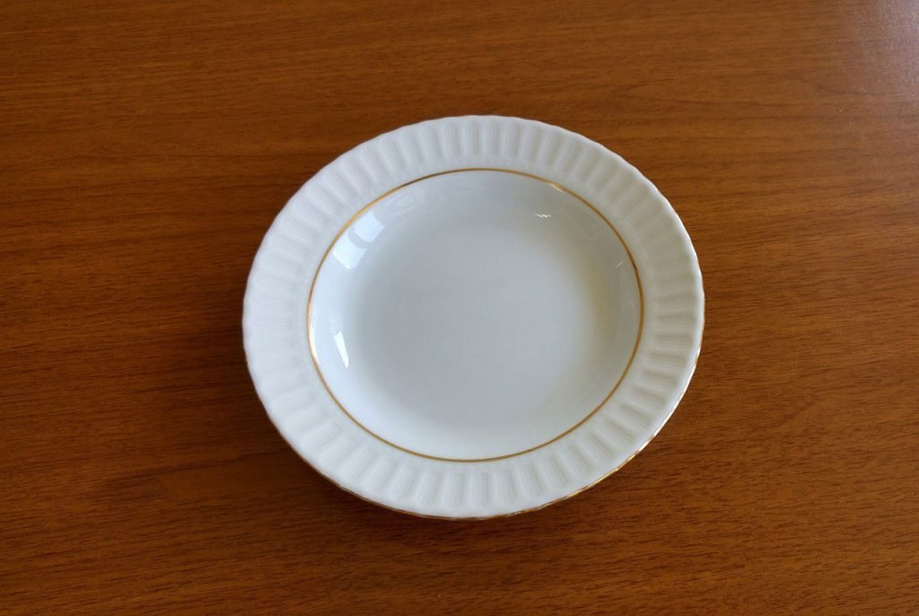 fasting empty plate